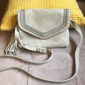 Gray Crossbody Bag